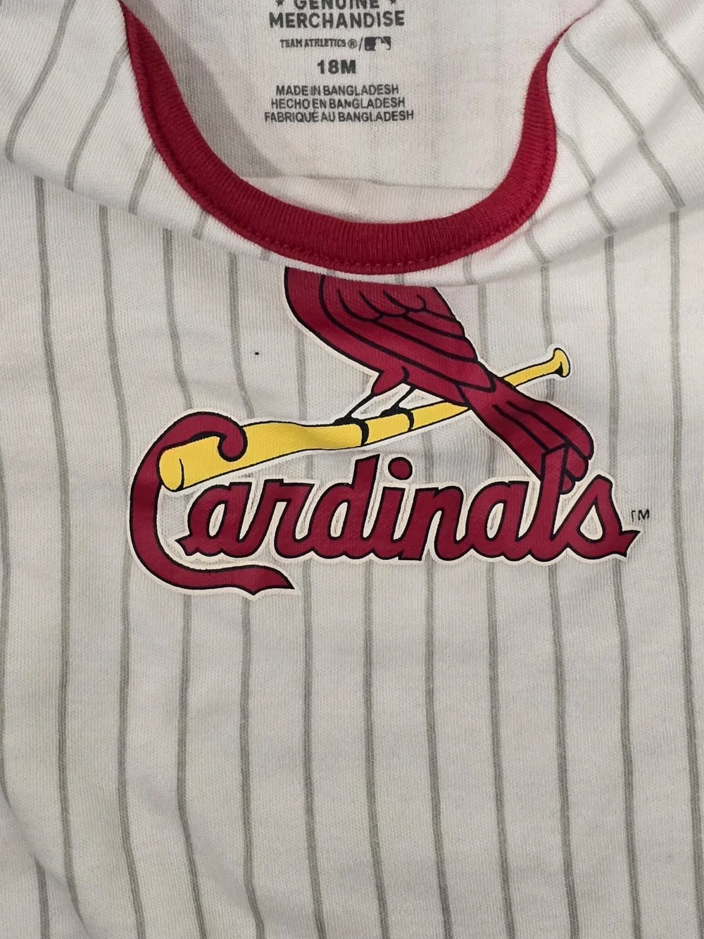 Genuine Merchandise St. Louis Cardinals Baby Bodysuit SET of 3  Red, Navy, White